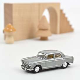 Peugeot  - 404 1968 grey metallic - 1:87 - Norev - 474449 - nor474449 | The Diecast Company