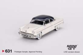 Lincoln  - Capri 1954 white/black - 1:64 - Mini GT - 00631-L - MGT00631Lhd | The Diecast Company