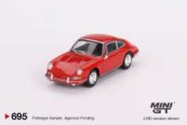 Porsche  - 911 1963 red - 1:64 - Mini GT - 00695-L - MGT00695lhd | The Diecast Company