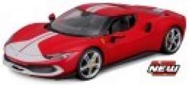 Ferrari  - 296 GTB red/silver - 1:64 - Maisto - 15704R - mai15704R | The Diecast Company