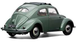 Volkswagen  - Beetle Saloon open roof 1949 pastel green - 1:12 - SunStar - 5221 - sun5221 | The Diecast Company