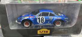 Renault  - Alpine A110 blue/white - 1:18 - Magazine Models - MagRa18Renault - MagRA18Renault | The Diecast Company