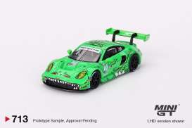 Porsche  - 913 (992) 2023 green - 1:64 - Mini GT - 00713-L - MGT00713lhd | The Diecast Company