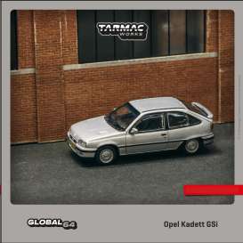 Opel  - Kadett GSi silver - 1:64 - Tarmac - T64G-065-SL - TC-T64G-065-SL | The Diecast Company