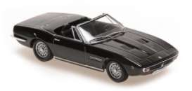 Maserati  - Ghibli Spyder 1969 black - 1:43 - Maxichamps - 940123331 - mc940123331 | The Diecast Company