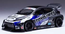 Toyota  - Pandem GR black/white/blue - 1:43 - IXO Models - MOC341 - ixMOC341 | The Diecast Company