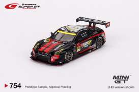 Nissan  - GTR (35) Nismo 2023 black/red - 1:64 - Mini GT - 00754-L - MGT00754lhd | The Diecast Company