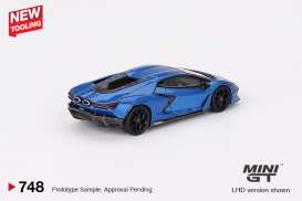 Lamborghini  - Revuelto 2024 blue - 1:64 - Mini GT - 00748-L - MGT00748lhd | The Diecast Company