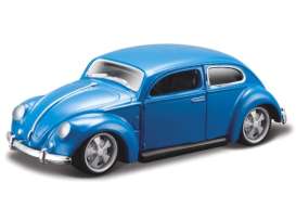 Volkswagen  - Kever blue - 1:64 - Bburago - 59011B - bura59011B | The Diecast Company