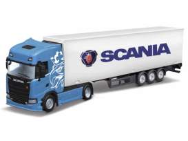 Scania  - S730  blue/white - 1:43 - Bburago - 31468BU - bura31468BU | The Diecast Company