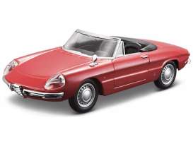 Alfa Romeo  - Spider 1966 red - 1:32 - Bburago - 43047 - bura43047 | The Diecast Company