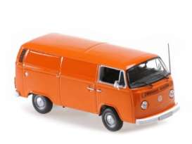 Volkswagen  - T2 Delivery Van 1972 orange - 1:43 - Maxichamps - 940053064 - mc940053064 | The Diecast Company