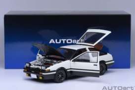 Toyota  - Sprinter Trueno (AE86) “Projec 2022 white/black - 1:18 - AutoArt - 78786 - autoart78786 | The Diecast Company