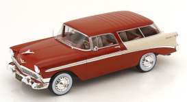 Chevrolet  - Bel Air 1956 brown/cream - 1:18 - KK - Scale - 181294 - kkdc181294 | The Diecast Company