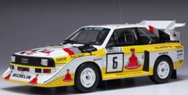 Audi  - Sport Quattro 1985 white/yellow/red - 1:18 - IXO Models - RMC161B - ixRMC161B | The Diecast Company