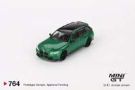 BMW  - M3 Touring 2022 green - 1:64 - Mini GT - 00764-L - MGT00764lhd | The Diecast Company