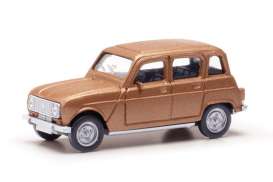 Renault  - R4 beige metallic - 1:87 - Herpa - H30199-002 - herpa030199-002 | The Diecast Company
