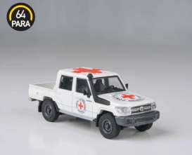 Toyota  - Land Cruiser  2014 red/white - 1:64 - Para64 - 55683 - pa55683lhd | The Diecast Company