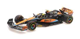 McLaren  - MCL60 2023 black/orange - 1:18 - Minichamps - 537232104 - mc537232104 | The Diecast Company