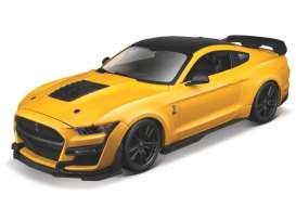 Ford Mustang - Shelby GT500 2020 yellow/black - 1:18 - Maisto - 31452Y - mai31452Y | The Diecast Company