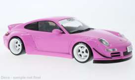 Porsche  - RWB 997 roze - 1:18 - IXO Models - CMC167 - ixCMC167 | The Diecast Company