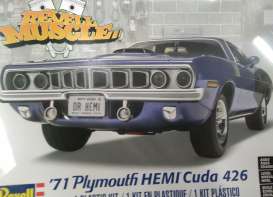 Plymouth  - Hemi Cuda hardtop 1971  - 1:24 - Revell - US - 12943 - revell12943 | The Diecast Company