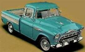 Chevrolet  - 1957 turquoise/ivory - 1:18 - ERTL - ertv07854 | The Diecast Company