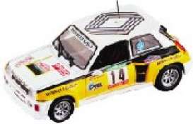 Renault  - 1986 yellow/white - 1:43 - Universal Hobbies - eagle01708 | The Diecast Company