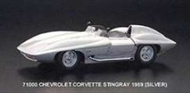Chevrolet  - 1959 silver - 1:18 - AutoArt - 71000 - autoart71000 | The Diecast Company