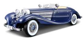 Mercedes Benz  - 1936 dark blue - 1:18 - Maisto - 36862b - mai36862b | The Diecast Company