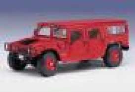 Hummer  - 1995 red - 1:18 - Maisto - 36858r - mai36858r | The Diecast Company