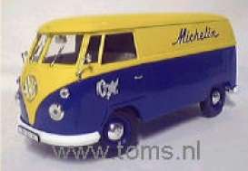 Volkswagen  - 1966 blue/yellow - 1:18 - Solido - 150387b - soli150387b | The Diecast Company