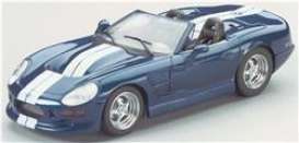 Shelby  - 2002 blue w/white stripes - 1:43 - Kyosho - 3131b - kyo3131b | The Diecast Company