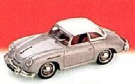 Porsche  - 1952 silver/white roof - 1:43 - Brumm - bruor314s | The Diecast Company