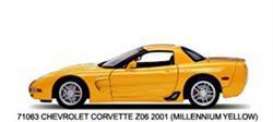 Chevrolet  - 2001 yellow - 1:18 - AutoArt - 71063 - autoart71063 | The Diecast Company