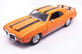 Pontiac  - 1969 orange/black - 1:18 - Lucky Diecast - 92368o - ldc92368o | The Diecast Company