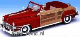Chrysler  - 1948 red - 1:18 - Motor City Classics - mocity50009 | The Diecast Company