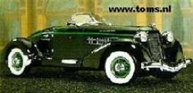 Auburn  - 1935 green - 1:24 - Franklin Mint - fb11xx97 | The Diecast Company