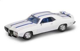 Pontiac  - 1969 white w/blue stripes - 1:43 - Lucky Diecast - 94238w - ldc94238w | The Diecast Company