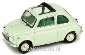 Fiat  - 1959 light green - 1:43 - Brumm - bruor364g | The Diecast Company