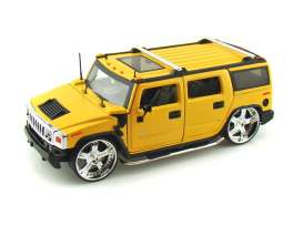 Hummer  - 2004 yellow - 1:24 - Jada Toys - 53549y - jada53549y | The Diecast Company