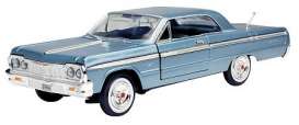 Chevrolet  - 1964 bayside blue - 1:24 - Motor Max - 73259b - mmax73259b | The Diecast Company