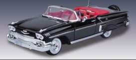 Chevrolet  - 1958 black - 1:18 - Motor Max - 73112bk - mmax73112bk | The Diecast Company
