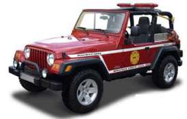 Jeep  - 2003 red - 1:18 - Maisto - 36115r - mai36115r | The Diecast Company