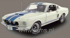 Ford  - 1967 white w/blue stripes - 1:18 - Exact Detail - ed703 | The Diecast Company