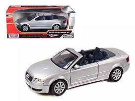 Audi  - 2004 silver - 1:18 - Motor Max - 73148s - mmax73148s | The Diecast Company