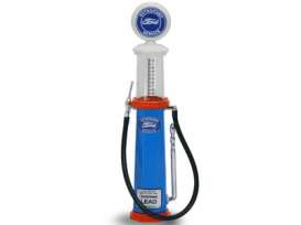 Ford  - Gas Pump blue/orange/white - 1:18 - Lucky Diecast - 98632g - ldc98632g | The Diecast Company