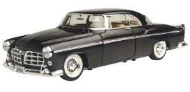 Chrysler  - 1955 black - 1:24 - Motor Max - 73302bk - mmax73302bk | The Diecast Company