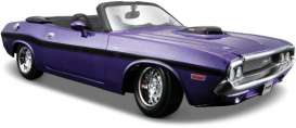 Dodge  - 1970 purple - 1:24 - Maisto - 31264p - mai31264p | The Diecast Company