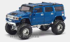 Hummer  - blue - 1:24 - So Real Concepts - sr101-03b | The Diecast Company